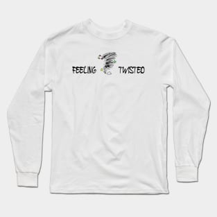 Feeling Twisted Moody Twister Hurricane Color Long Sleeve T-Shirt